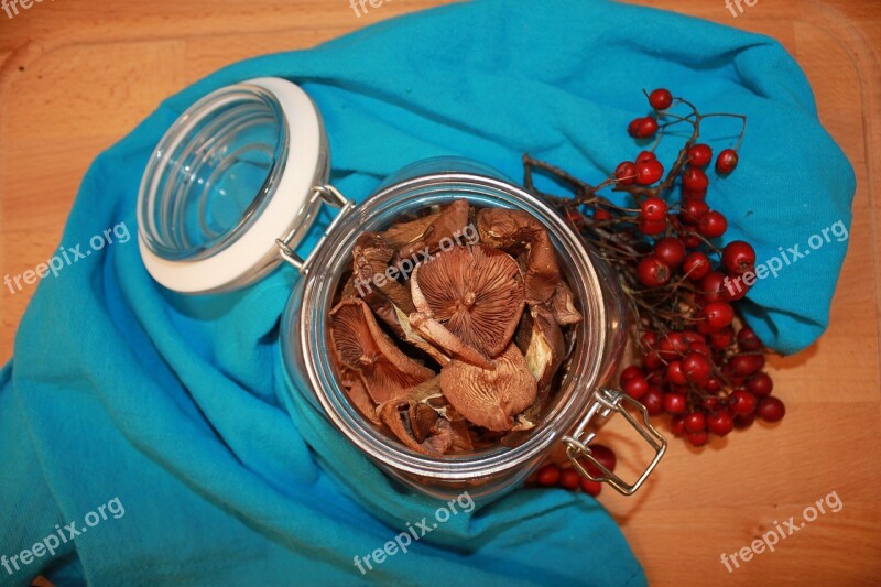 Dried Mushrooms Food Dried Mushrooms Dry