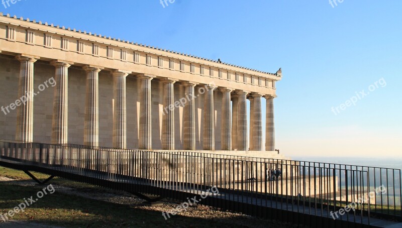 The Memorial Of Walhalla Memorial Building Columnar Impressive