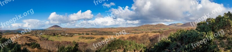 Ireland Connemara National Park Clouds Galway