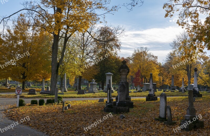 Cemetery Graveyard Spooky Burial Funeral