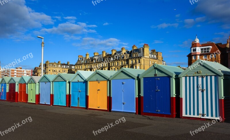 Cabin Beach Colorful Summer Holiday