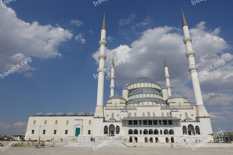 Turkey Ankara The Mosque Free Photos