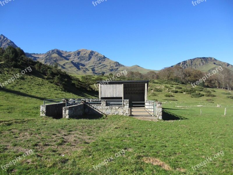 Sheepfold Payolle Pyrenees Mountain Free Photos