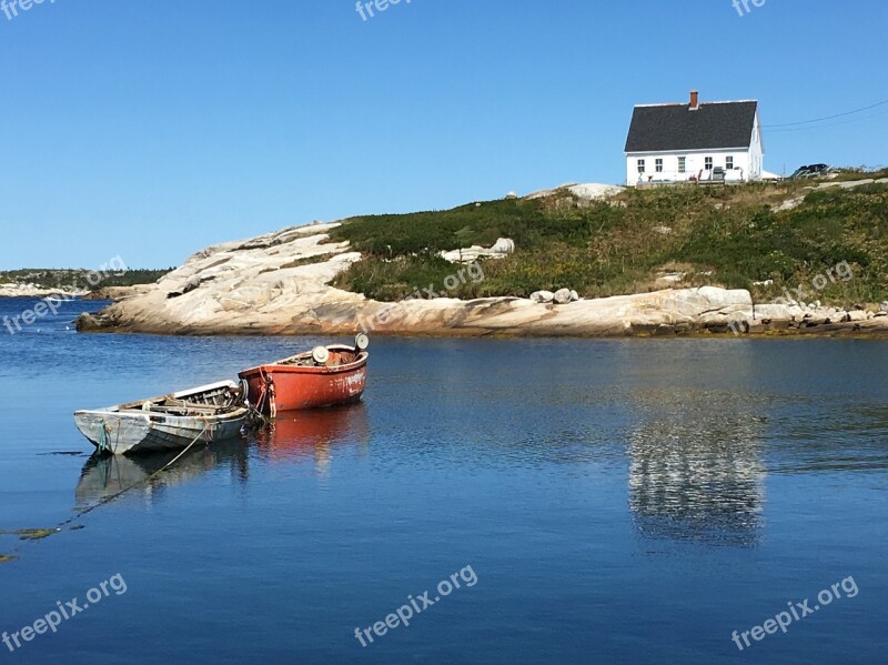 Nova Scotia Boats Peggy's Cove Canada Watercraft