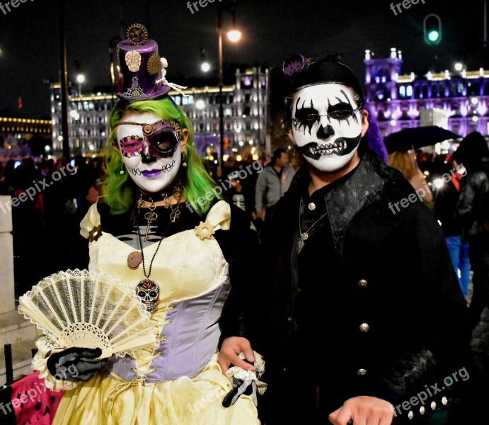 Catrina Day Of The Dead Costume Death Skull