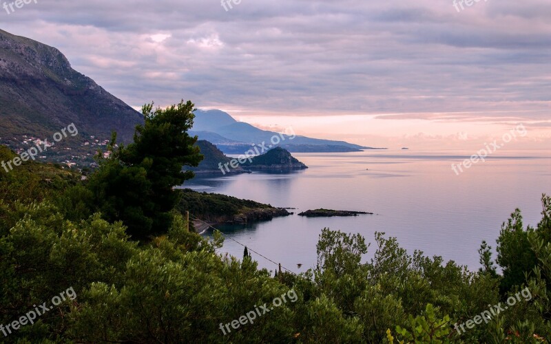 Maratea Costa Sea Marine Landscape Basilicata