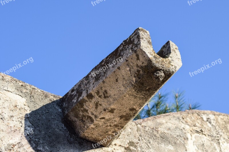 Gutter Rooftop Medieval Architecture Church