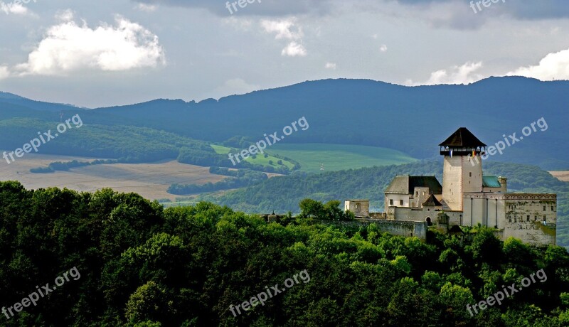 Castle Nature Slovakia The Sky History