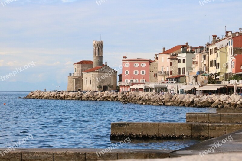 Piran Slovenia Adriatic Sea Old