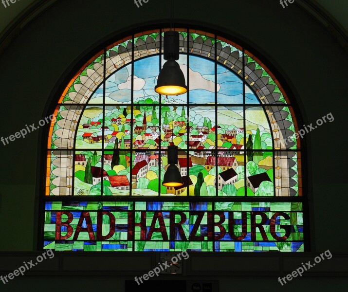 Railway Station Bad Harzburg Station Building Concourse Jewelry Window