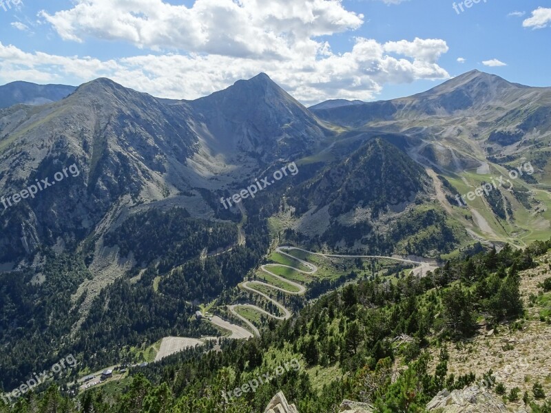 Mountains Mountain Landscape High Mountain Spain Landscape