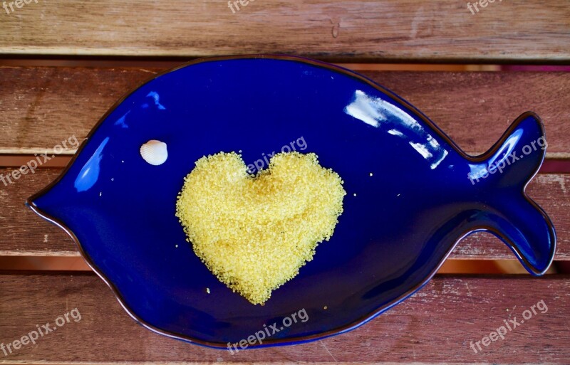 Women's Day Heart Love Mimosa Yellow