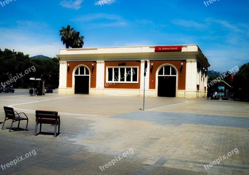 Station Of San Andrian Barcelona Spain Renfe Europe