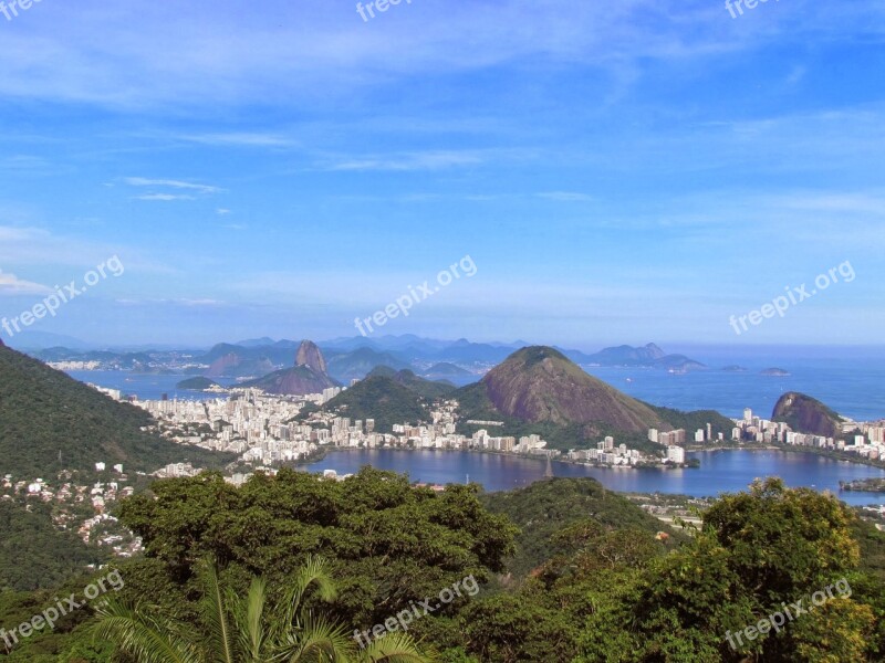 Rio De Janeiro Panorama Brazil Tourist Attraction Free Photos