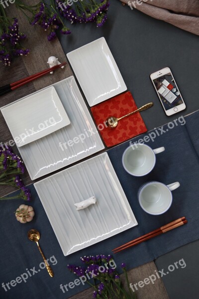 Japanese Tableware Mobile Cup Free Photos