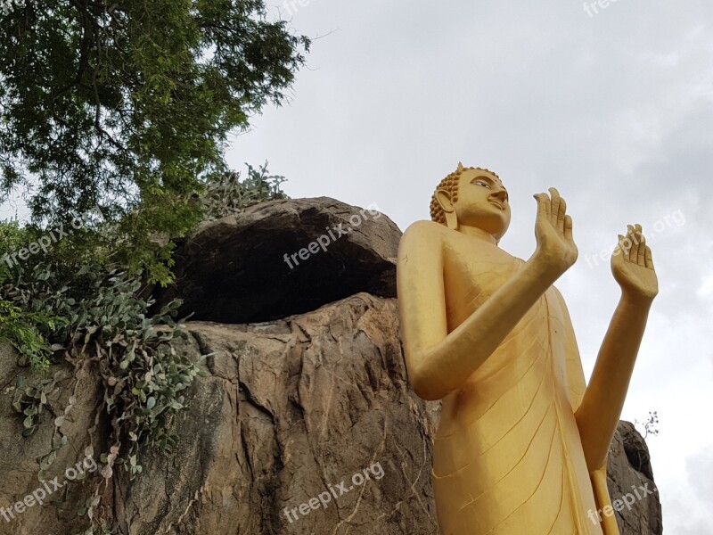 Buddha Statue Thailand Koh Samui Asia Southeast