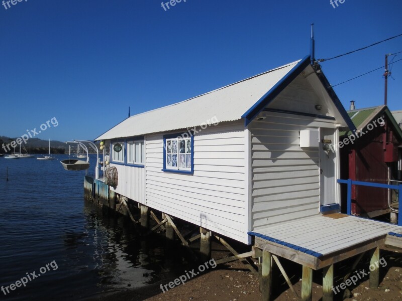 Boathouse Waterfront Water Building Landmark