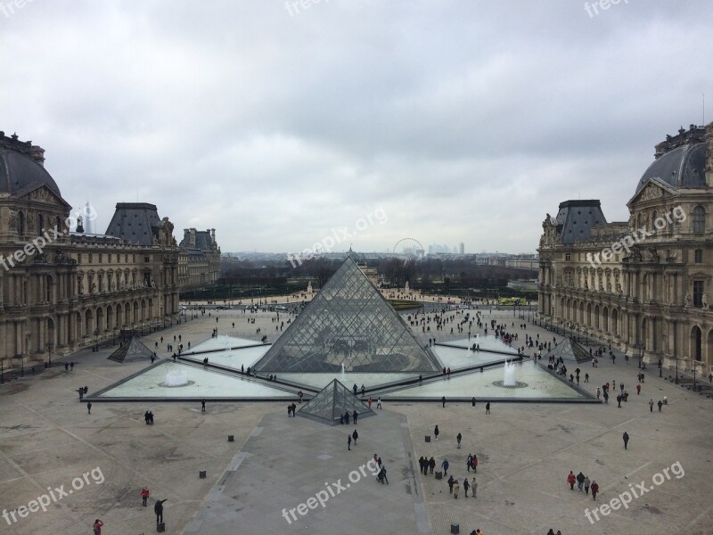 Paris Louvre France Free Photos