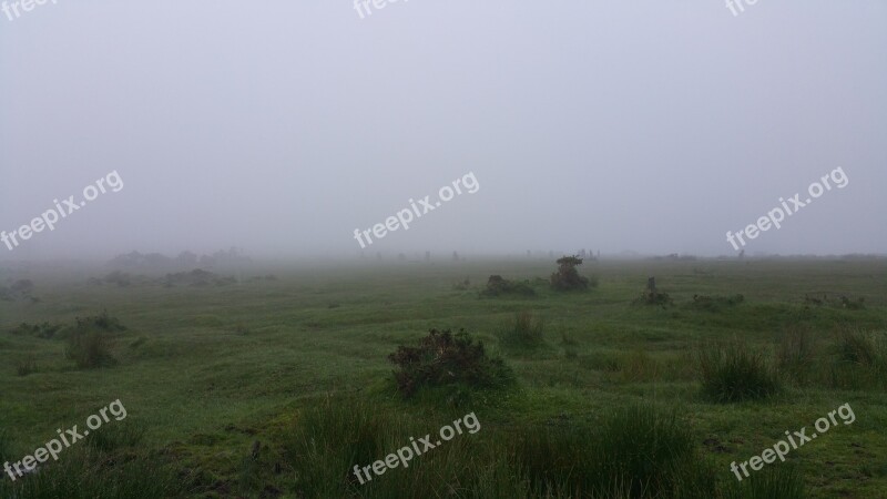 Bodmin Moor Fog Moor Moody Cornish