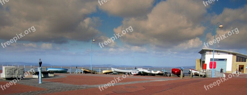 Blackpool Boats Sea Lancashire Coast