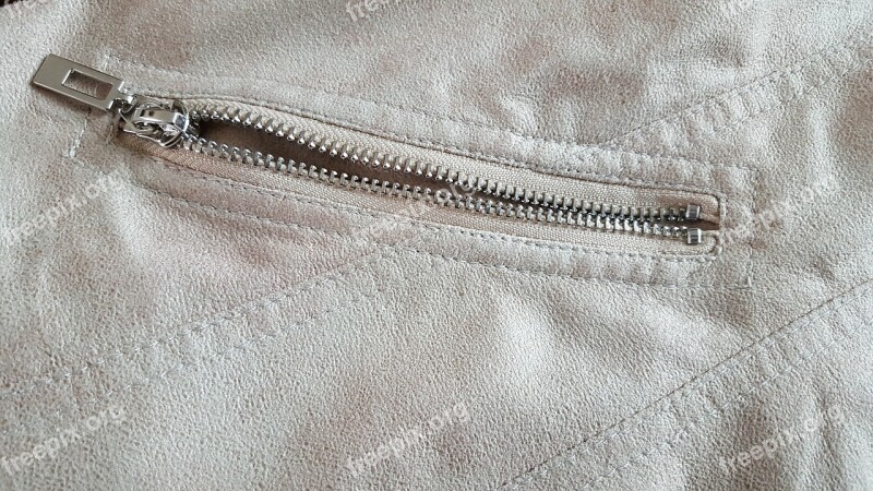 Zipper Cloth Beige Free Photos