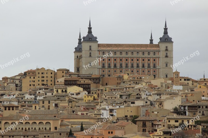 Alcazar Toledo Historic Building Castilla-la-mancha Free Photos