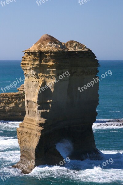 Great Ocean Road Rocks Australia Ocean Travel