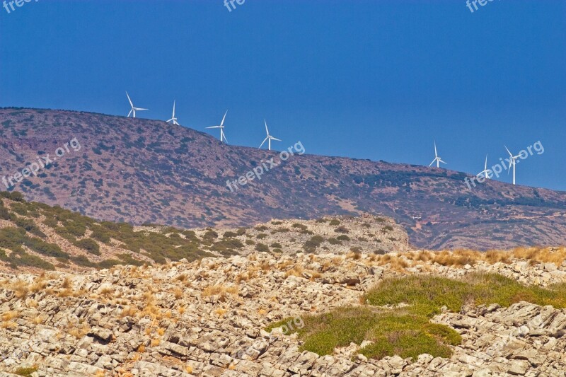 Horizon Hill Landscape Sky Wind