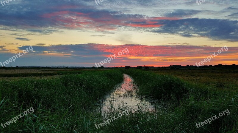 Landscape Stream Estuary Free Photos