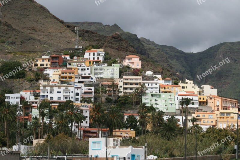 Village Mountainside Spain Free Photos