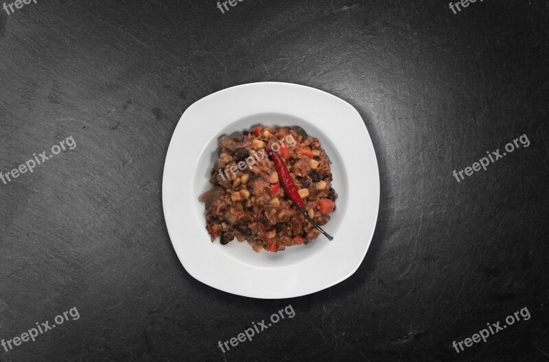 Food Stew Chili Con Carne