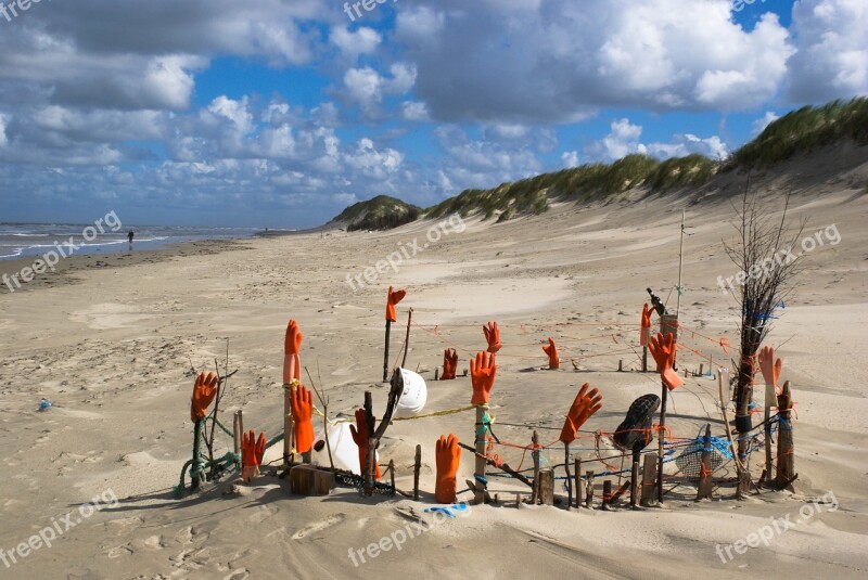 Sun Sea North Sea Beach Flotsam