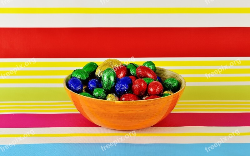 Chocolate Eggs Easter Happy Easter Easter Eggs Color