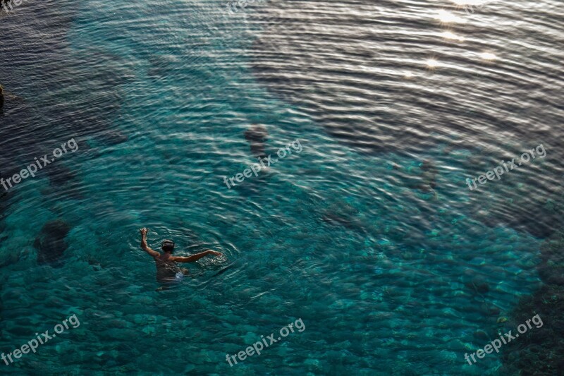 Sea Water Clear Turquoise Transparent