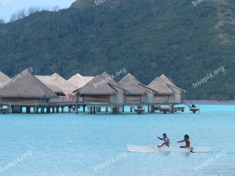 Huts Beach Bora Bora Vacation Tourism