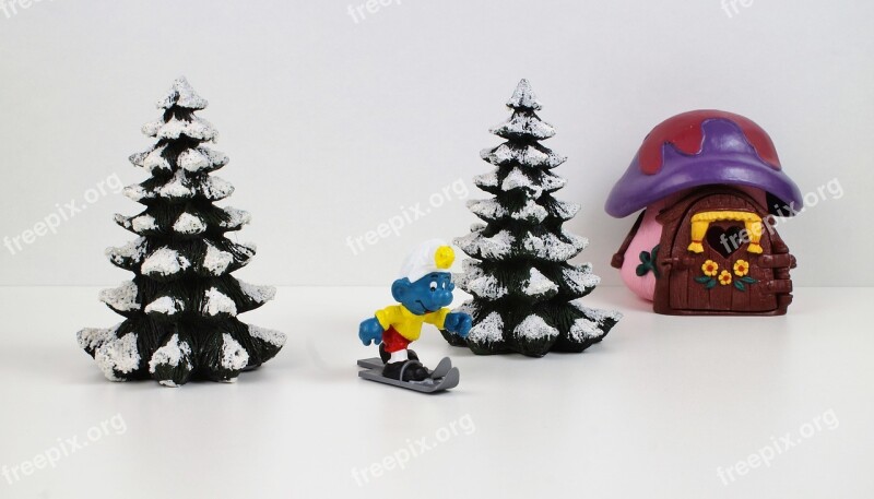 Smurf Smurfs Figure Toys Decoration