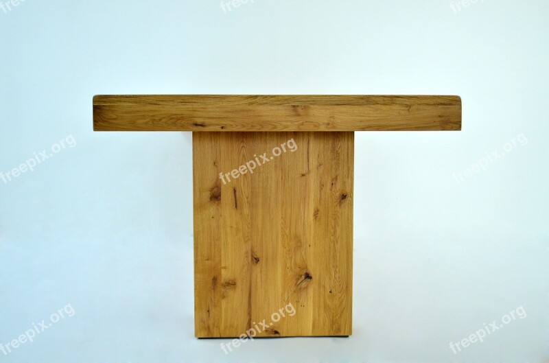 Table Solid Oak Furniture Free Photos