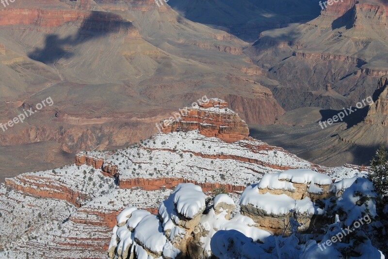 Grand Canyon Winter Canyon Snow Park