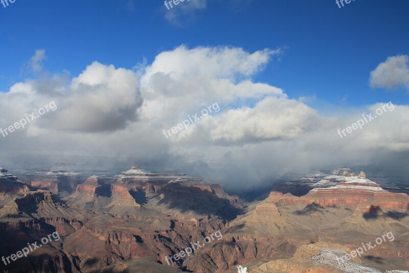 Grand Canyon Winter Canyon Snow Park