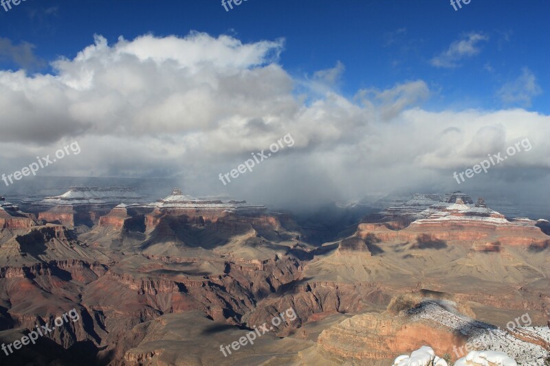 Grand Canyon Winter Canyon Snow Park