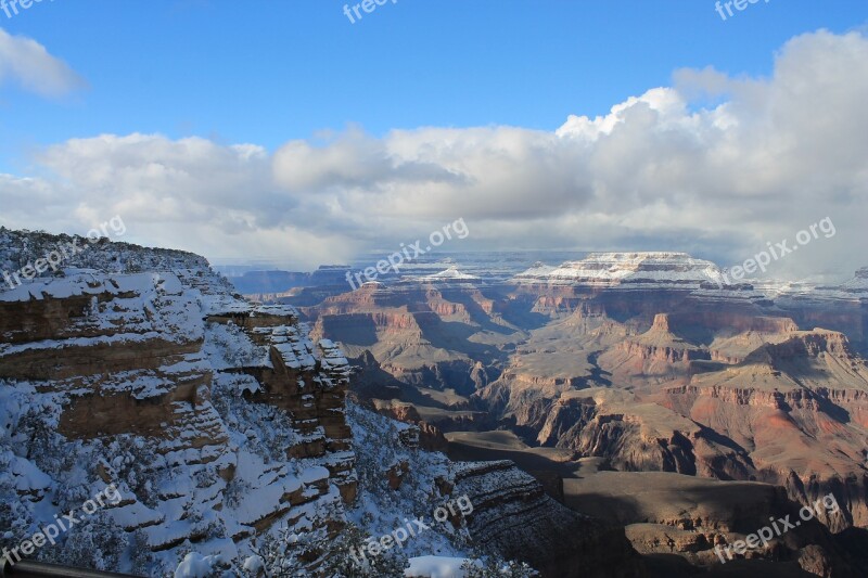 Grand Canyon Winter Canyon Snow Park