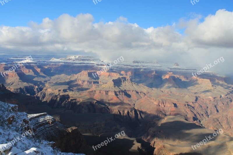 Grand Canyon Winter Canyon Snow Park