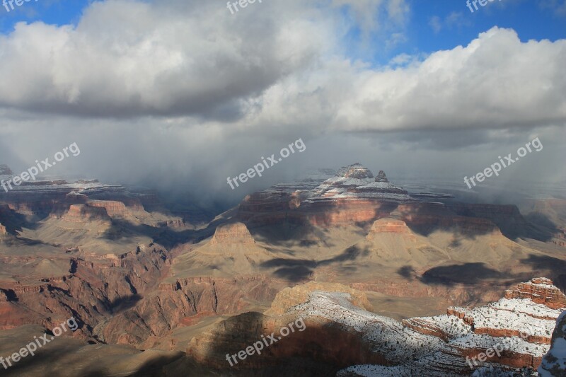 Grand Canyon Winter Canyon Snow Park