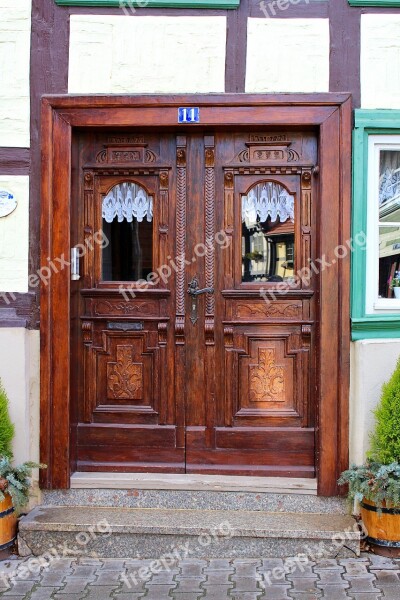 Wooden Door Truss Input Old Door Architecture