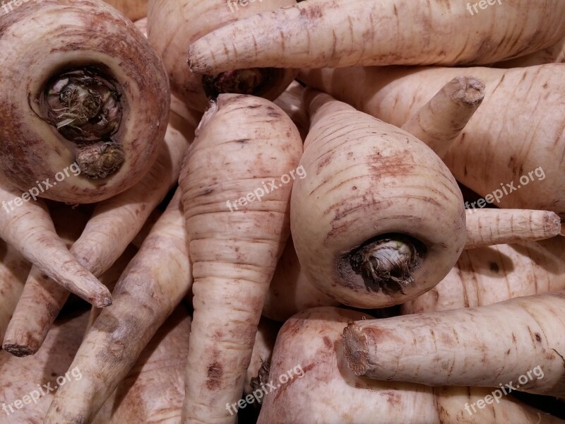 Parsnips Root Vegetables Food Nutrition