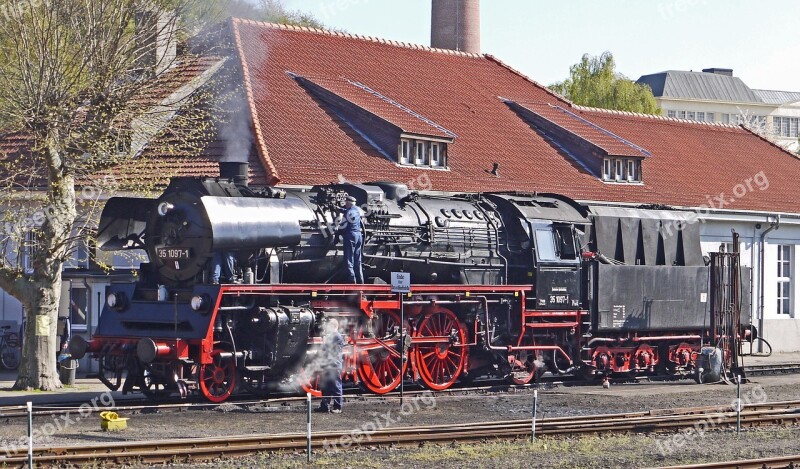 Steam Locomotive Dr Guest Loco Railway Museum Bochum-dahlhausen