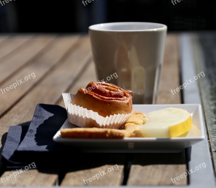 Kanelbulle Bun Cake Coffee Break Melon