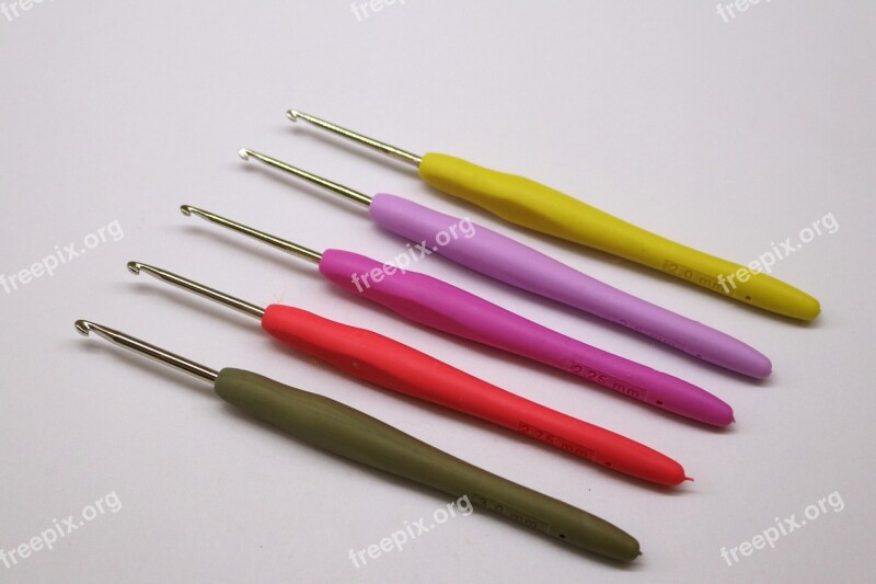 Crochet Hook Crocheting Handmade Needlework Free Photos