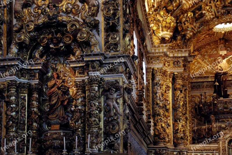 Brazilwood Bahia Sao Francisco Church Altar