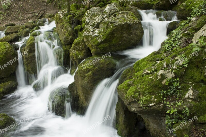 Water Fall Nature Landscape Waterfall